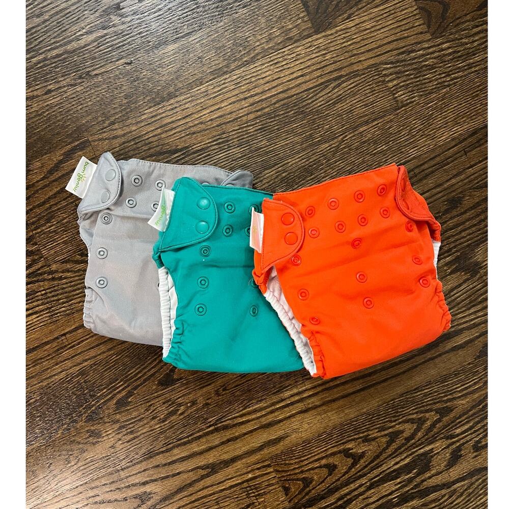 BumGenius AIO All In One Snap Closure Cloth Diapers Reusable Eco Friendly OS